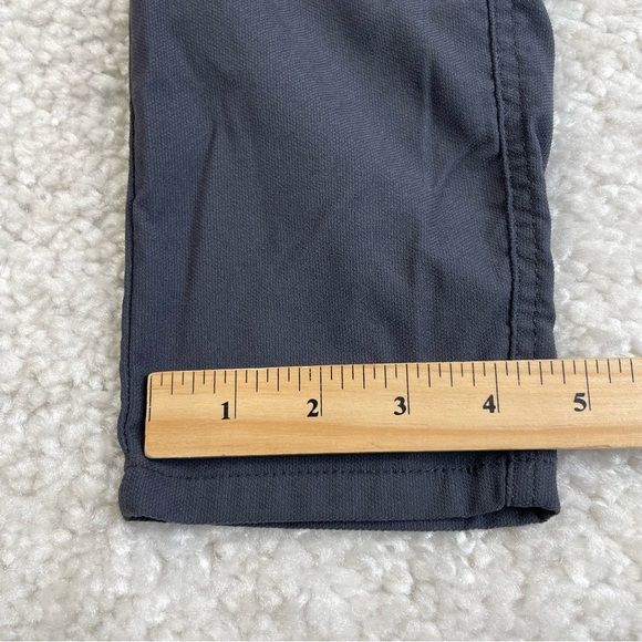 prAna Brenna Moto Pants. stretchy gray Sz 10 - Picture 12 of 13